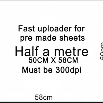 50cm x 58cm DTF Complete Sheet Thumbnail