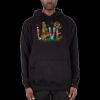 Kids Unisex Fleecy Contrast Lining Hoodie Jumpers Thumbnail